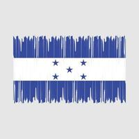 ilustração vetorial de pincel de bandeira de honduras vetor