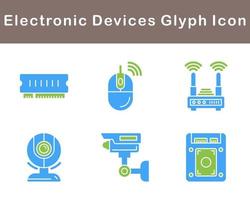 eletrônico dispositivos vetor ícone conjunto