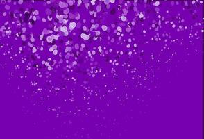 fundo vector roxo claro com círculos curvos.