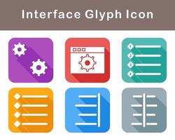 interface vetor ícone conjunto