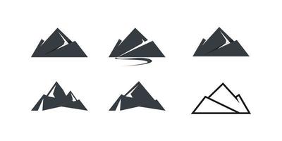 montanha logotipo Projeto com criativo moderno conceito idéia vetor