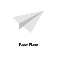 papel avião vetor plano ícones. simples estoque ilustração estoque ilustração