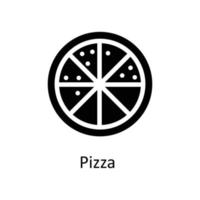 pizza vetor sólido ícones. simples estoque ilustração estoque