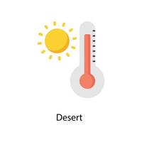 deserto vetor plano ícones. simples estoque ilustração estoque