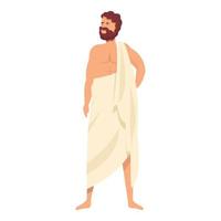 olimpíada Deus ícone desenho animado vetor. grego ares vetor