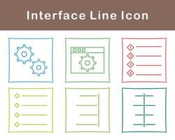 interface vetor ícone conjunto