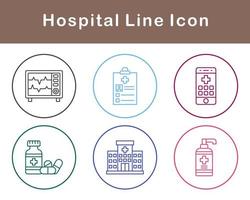hospital vetor ícone conjunto