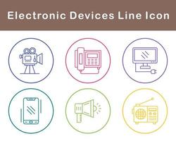 eletrônico dispositivos vetor ícone conjunto