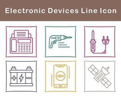 eletrônico dispositivos vetor ícone conjunto