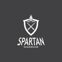 espartano logotipo vetor sparta logotipo vetor espartano capacete logotipo modelo ícone símbolo