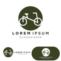 bicicleta esporte logotipo e símbolo vetor modelo