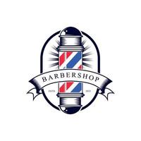 barbearia rótulo carimbo logotipo Projeto para seu o negócio e profissional com qualidade Serviços vetor Projeto ilustração.