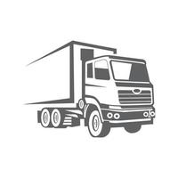 caminhão transporte e americano clássico caminhão vetor