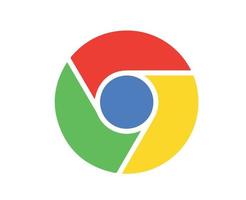 Google cromada símbolo logotipo Projeto ilustração vetor