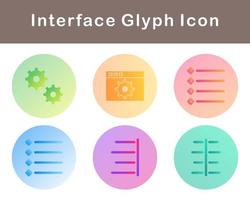 interface vetor ícone conjunto