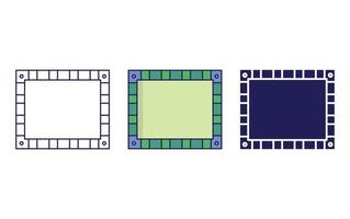 ícone de vetor de quadro