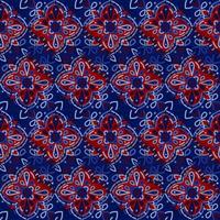 islamismo, árabe, indiano, otomano motivos mosaico telha. decorativo enfeite elementos desatado padronizar. vetor