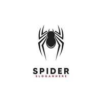 aranha logotipo modelo vetor ilustração Projeto ícone