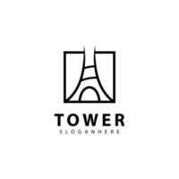 torre logotipo símbolo vetor ícone Projeto ilustração modelo