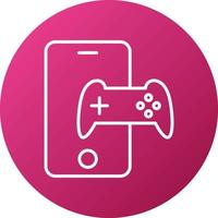 estilo de ícone de jogo para celular vetor