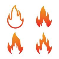 imagens do logotipo do fogo vetor