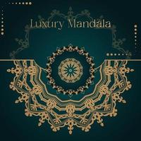 criativo luxo decorativo mandala vetor