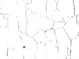 textura rústica vetor rachado com muitas rachaduras e arranhões. fundo abstrato. superfície quebrada e danificada. pano de fundo envelhecido. ilustração gráfica vetorial com branco transparente.