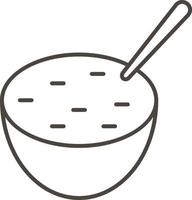 quente sopa vetor ícone. simples elemento ilustração a partir de Comida conceito. quente sopa vetor ícone. beber conceito vetor ilustração. em branco fundo