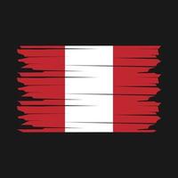 Peru bandeira ilustração vetor