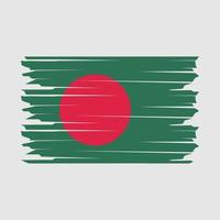 ilustração de bandeira de bangladesh vetor