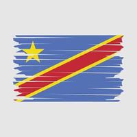 república Congo bandeira ilustração vetor