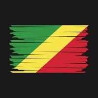 Congo bandeira ilustração vetor