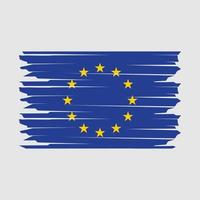 europeu bandeira ilustração vetor