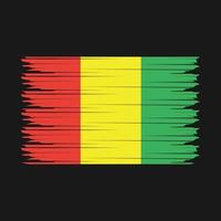 Guiné bandeira ilustração vetor