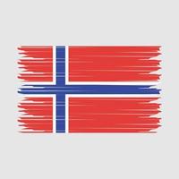 Noruega bandeira ilustração vetor