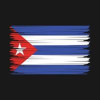 Cuba bandeira ilustração vetor