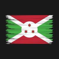 Burundi bandeira ilustração vetor