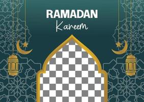 editável Ramadã venda poster modelos. com mandala, lua, Estrela e lanterna enfeites. Projeto para social meios de comunicação e rede. vetor ilustração
