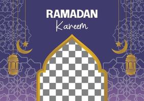 editável Ramadã venda poster modelos. com mandala, lua, Estrela e lanterna enfeites. Projeto para social meios de comunicação e rede. vetor ilustração
