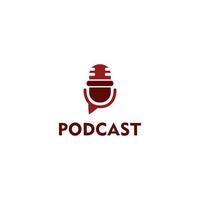 podcast Projeto logotipo ícone vetor