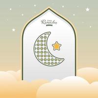 islâmico Ramadã cumprimento modelo Projeto vetor