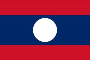 nacional bandeira do lao povos democrático república . vetor