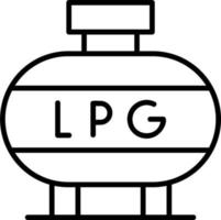 liquefeito petróleo gás vetor ícone