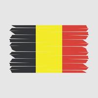 escova de bandeira da bélgica vetor