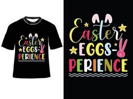 Páscoa experiência com ovos, Páscoa dia t camisa, hoppy Páscoa t camisa, Páscoa Coelho camiseta vetor