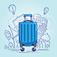 Ilustração de bagagem