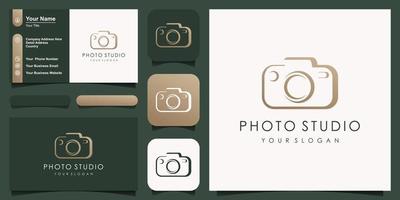 minimalista Câmera logotipo, Projeto vetor simples elegante moderno estilo.