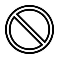 proibições ícone Projeto vetor