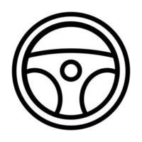 design de ícone de volante vetor