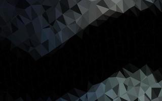 textura de triângulo embaçado vetor preto escuro.